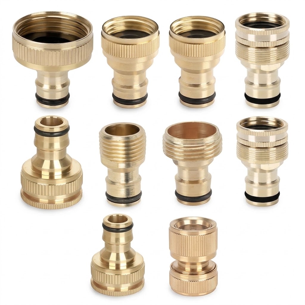 Spoke Nipple Brass - Adattatore in ottone da 1/2, 3/4,