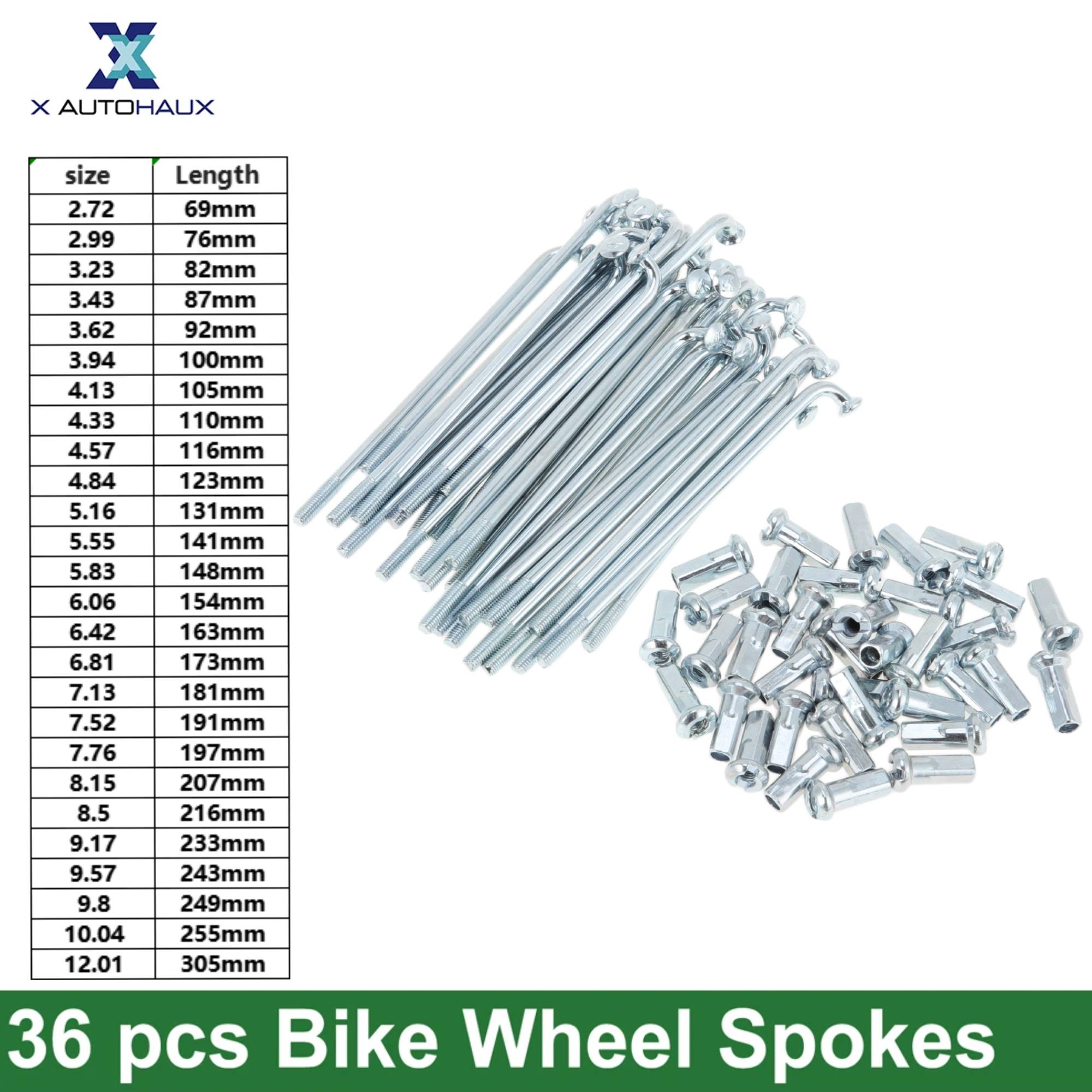 Spoke Nipple Brass - X Autohaux 36 pezzi 12G J