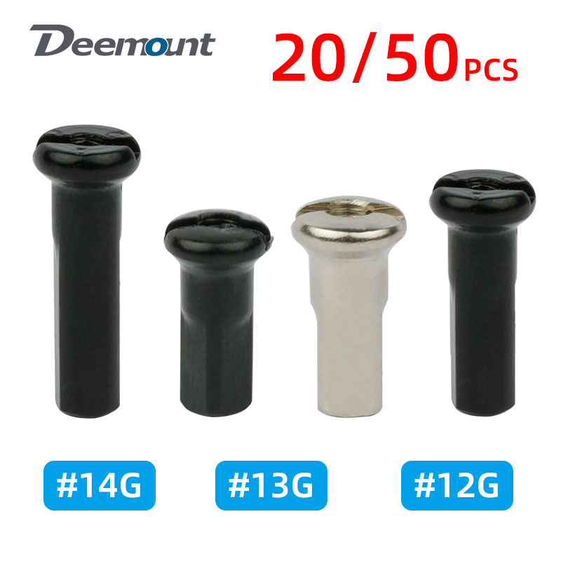 Spoke Nipple Brass - 20/50 Pezzi Nippli in Ottone 14G
