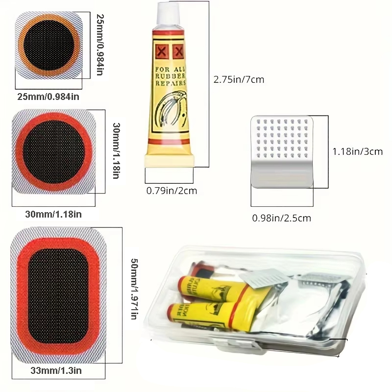 Kit di riparazione pneumatici  - Mountain Biking Tube recensione e prezzo