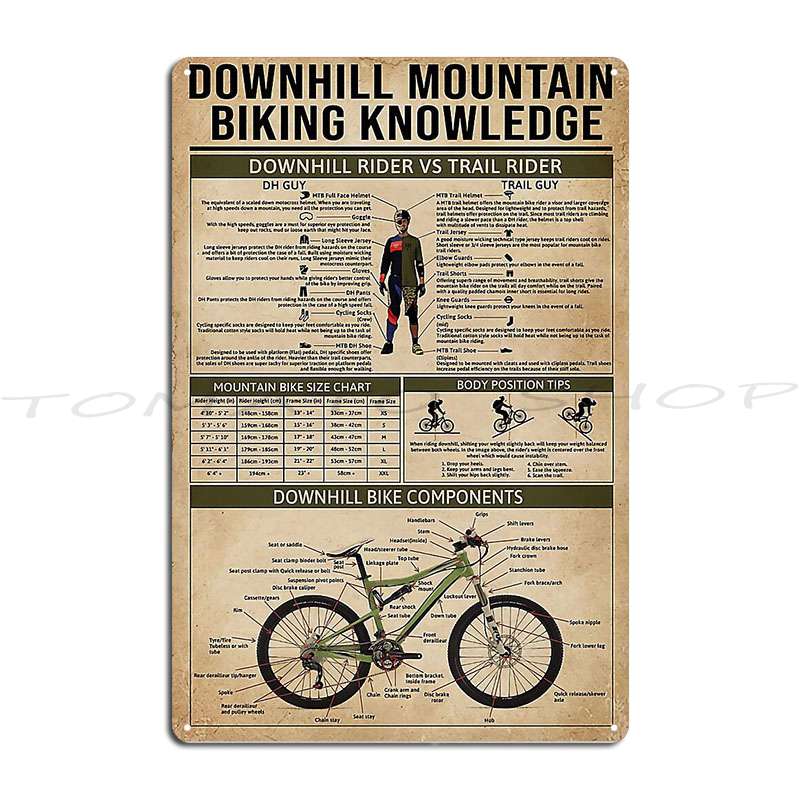Targa in Metallo con Tema Moun - Mountain Biking Europe recensione e prezzo