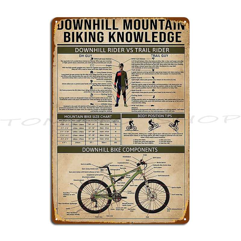 Targa in Metallo con Tema Moun - Mountain Biking Europe recensione e prezzo