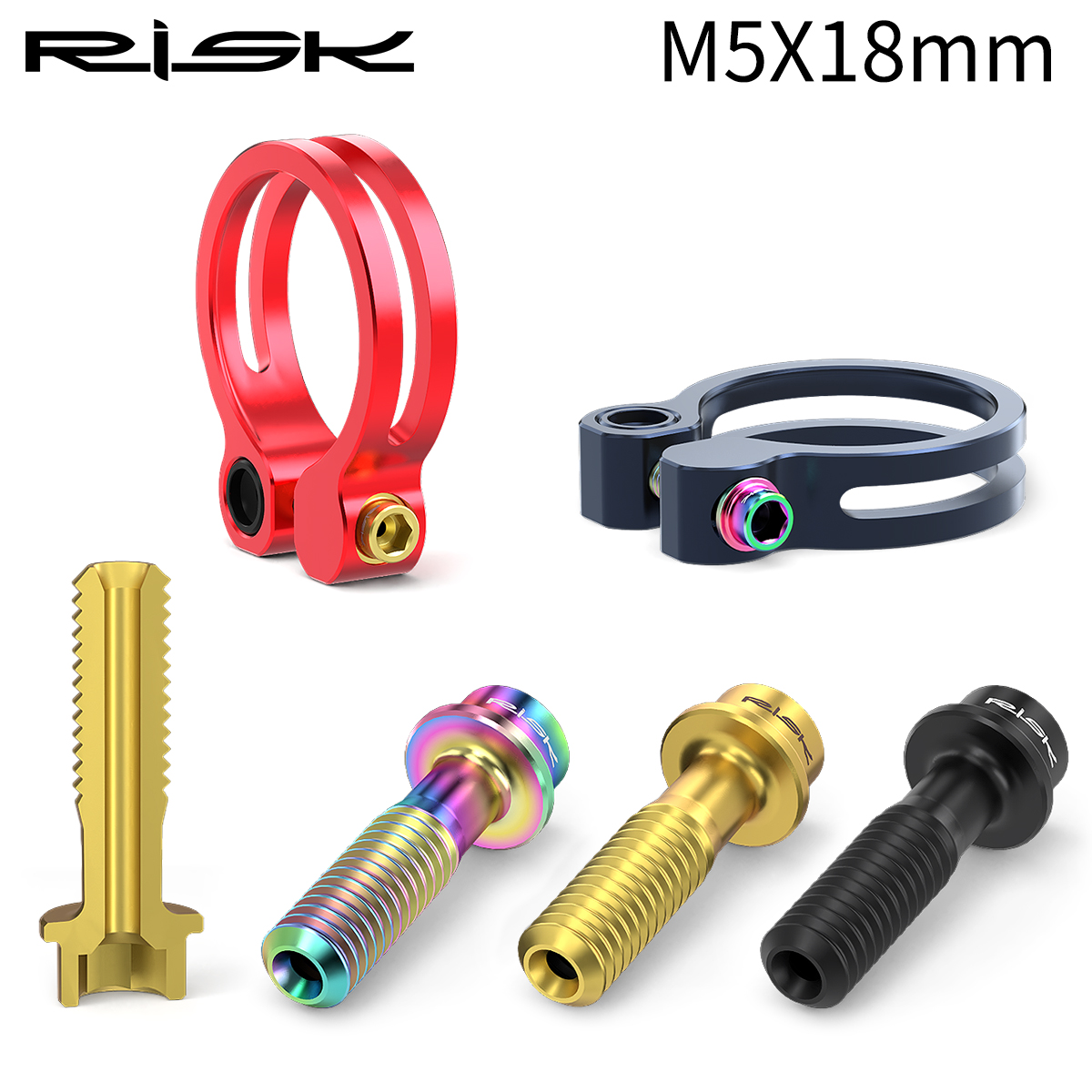 Viti per sella RISK M5x18mm in - Mountain Biking Tube recensione e prezzo